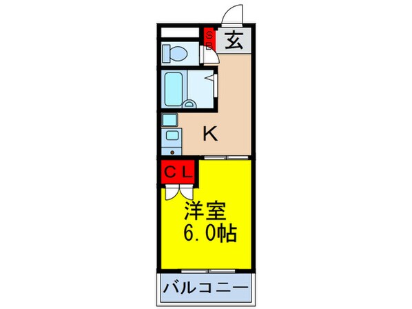 チェリ－ハイツの物件間取画像